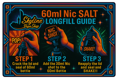 Dispo Drops Wicks 60ml Longfill Nic Salt