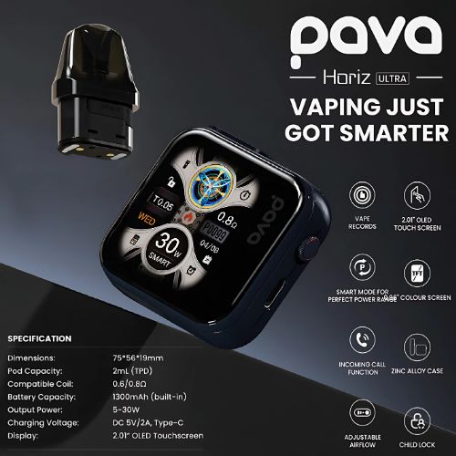 Allo Pava Horiz Ultra Pod Kit | Skyline Vape Shop | South Africa