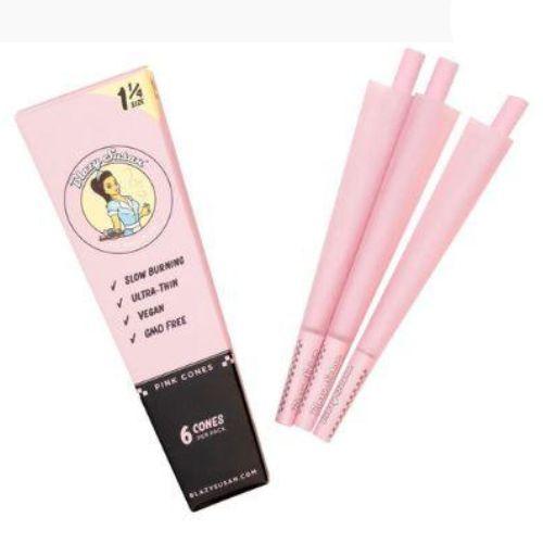 Blazy Susan 1¼ Size Pink Pre Rolled Cones | Skyline Smoke Shop | South Africa