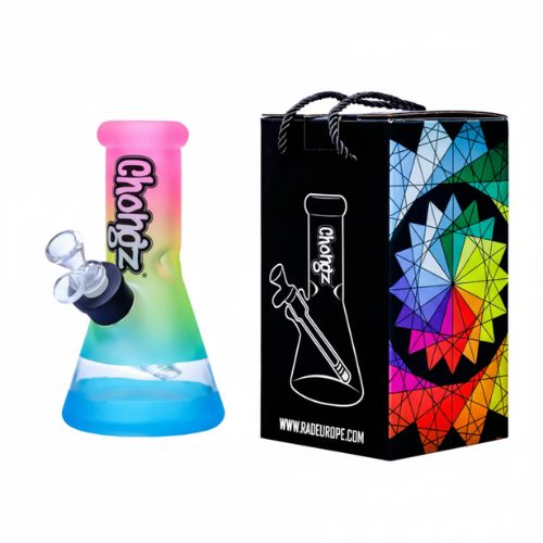 Chongz Jack Frost Bong | Smooth Glass Waterpipe (20cm) | Green