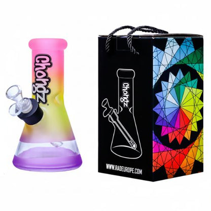 Chongz Jack Frost Bong | Smooth Glass Waterpipe (20cm) | Purple