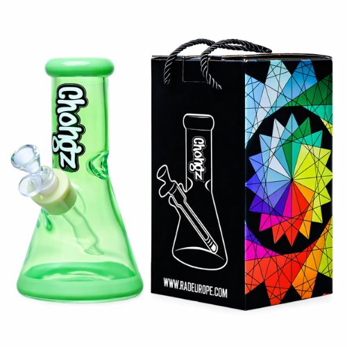 Chongz Real Royal Bongs | Smooth Ice Glass Beaker Bongs | Green