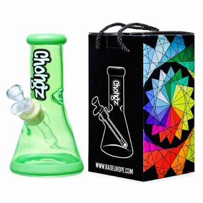 Chongz Real Royal Bongs | Smooth Ice Glass Beaker Bongs | Green