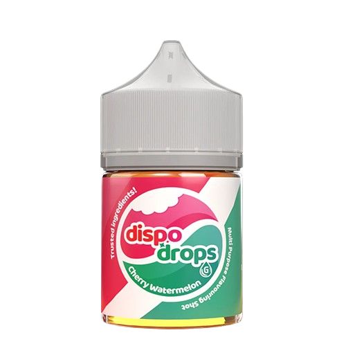 Dispo Drops Cherry Watermelon Longfill Nic Salt | Sweet Fruity Vape