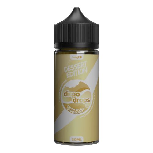 Dispo Drops Creme Brulee Cheese Cake Longfill Aroma bottle 120ml DIY E-liquid 