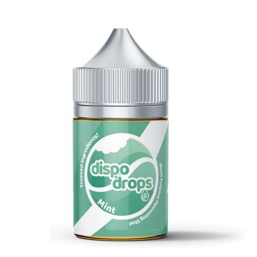 Dispo Drops Mint 60ml Longfill Nic Salt Combo - G DROPS