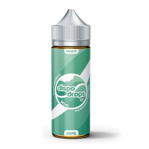 Dispo Drops Mint Longfill Aroma bottle 120ml DIY E-liquid 
