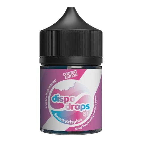 Dispo Drops Sweet Krispies 60ml Longfill Nic Salt Combo - G DROPS