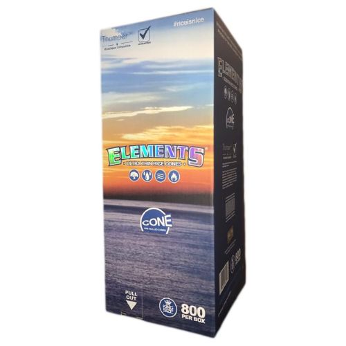 Elements Blue Kingsize Cones 800 Bulk Box | Skyline Smoke Shop | South Africa