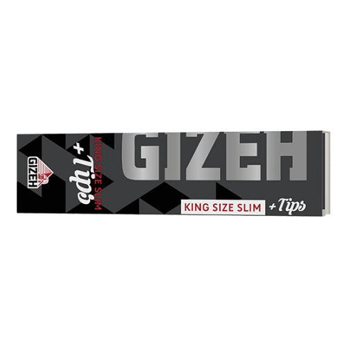 GIZEH Black King-Size Extra Fine + Tips