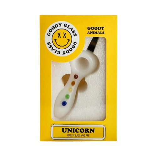 Goodie Glass Unicorn Hand Pipe | Skyline Smoke Shop