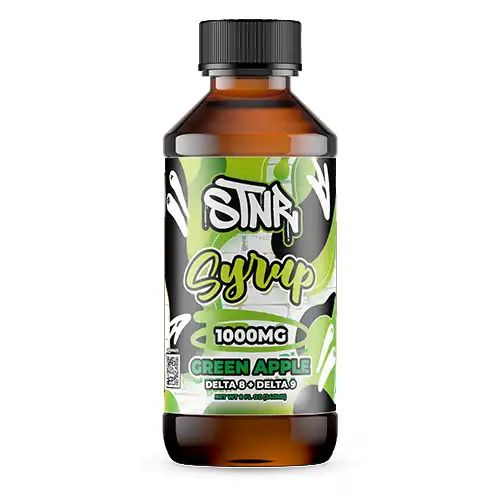 Green Apple STNR 1000mg Delta 8 Syrups | Skyline Smoke Shop