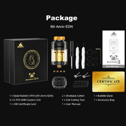 Hellvape Dead Rabbit V3 RTA (6th Anniversary Edition)