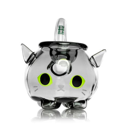 Hemper Black Cat Handpipe | Cute Durable Glass Herb Pipe