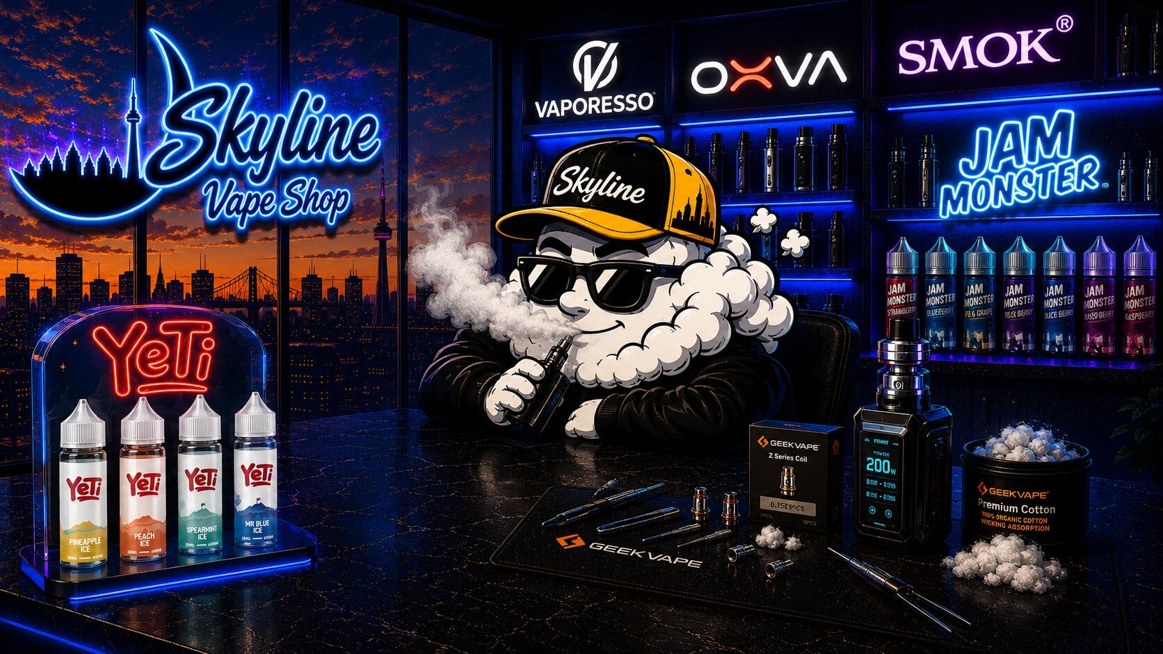 Skyline Vape Shop SA | Premium Vapes, Kits & E‑Liquids – Skyline