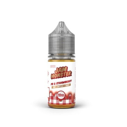 Jam Monster PB & Strawberry Longfill Nic Salt Combo | Skyline Vape Shop