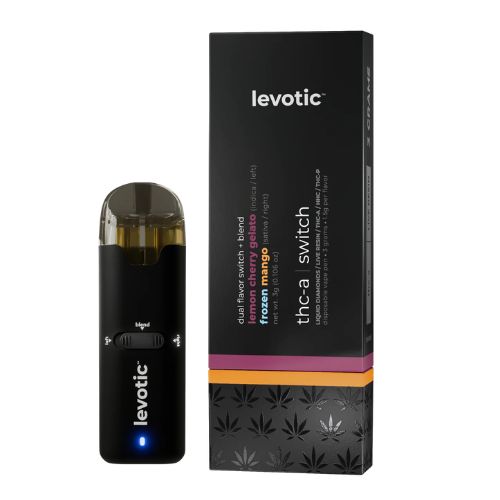 Levotic 3g Switch Live Resin Disposable Vape | Dual Strain THC-A Pen | lemon cherry gelato x frozen mango