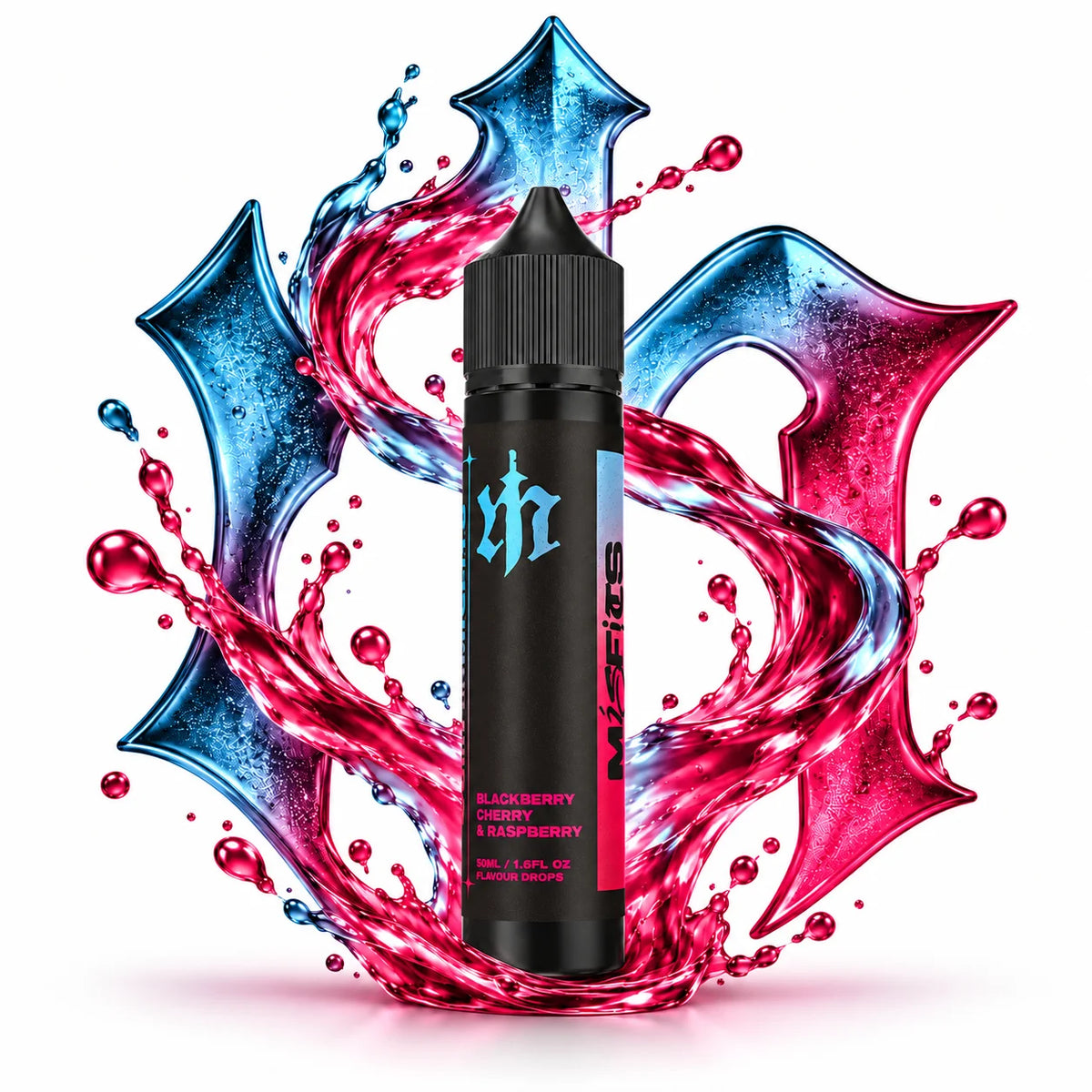 Misfits Blackberry Cherry Raspberry 60ml Longfill Nic Salt Combo
