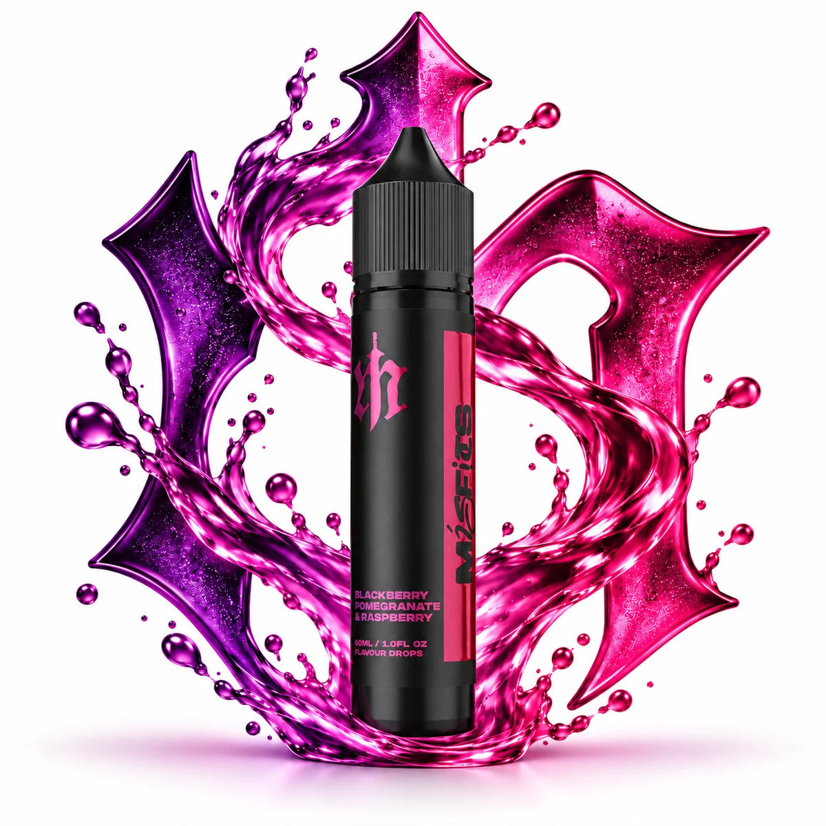 Misfits Blackberry Pomegranate Raspberry 60ml Longfill Nic Salt Combo