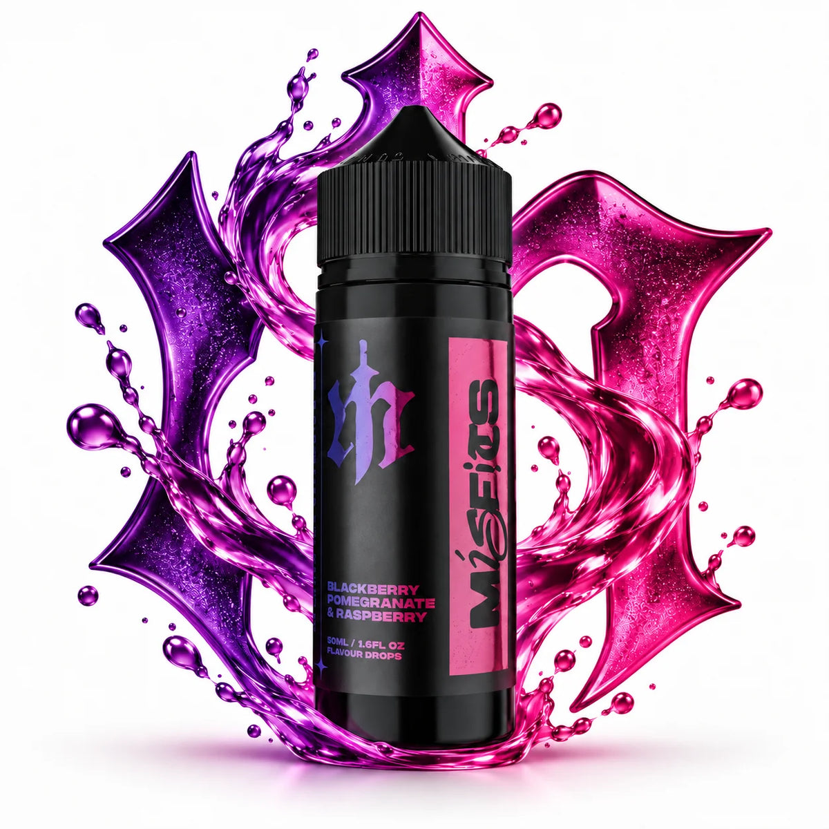 Misfits Blackberry Pomegranate & Raspberry 120ml longfill aroma bottle