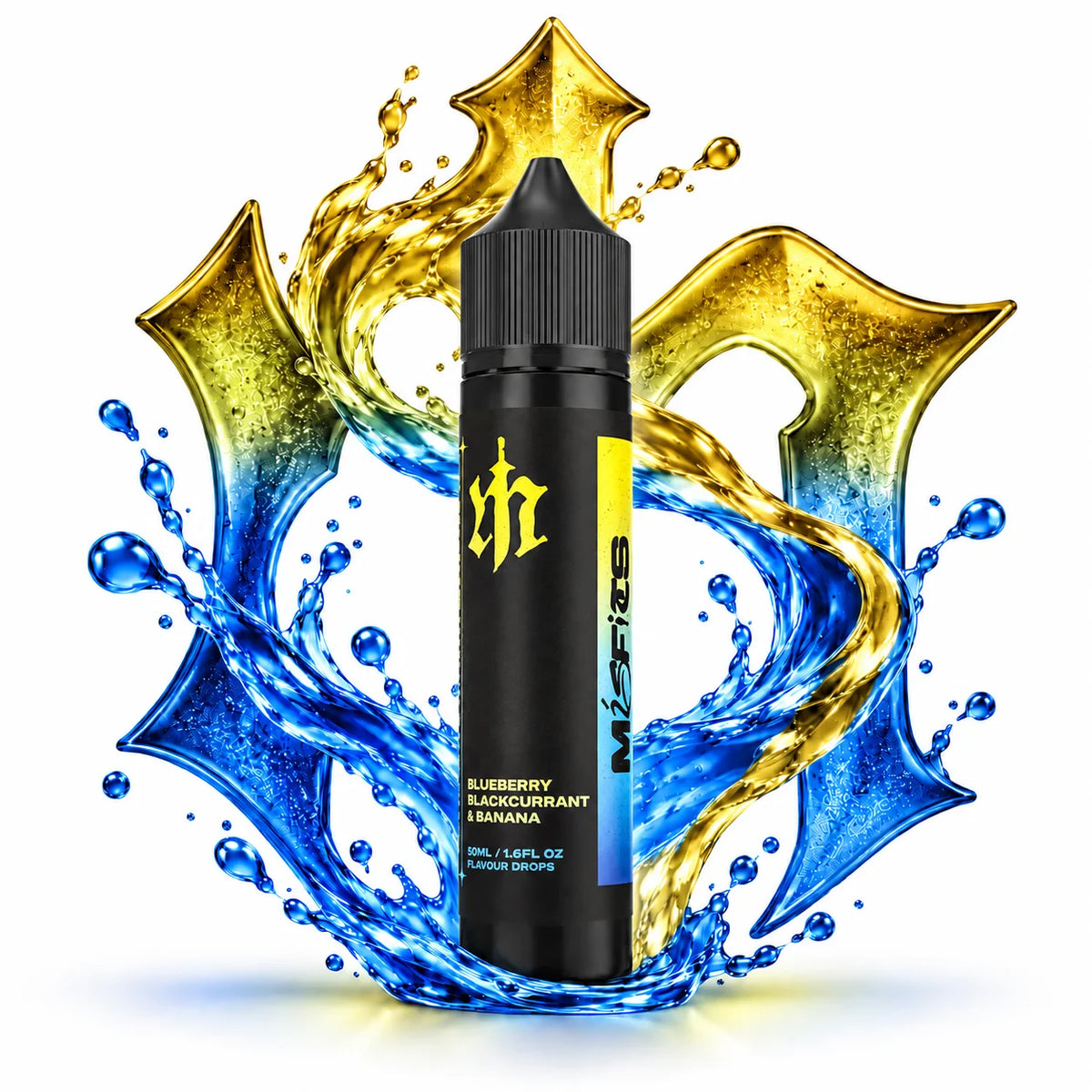 Misfits Blueberry Blackcurrant Banana 60ml Longfill Nic Salt Combo