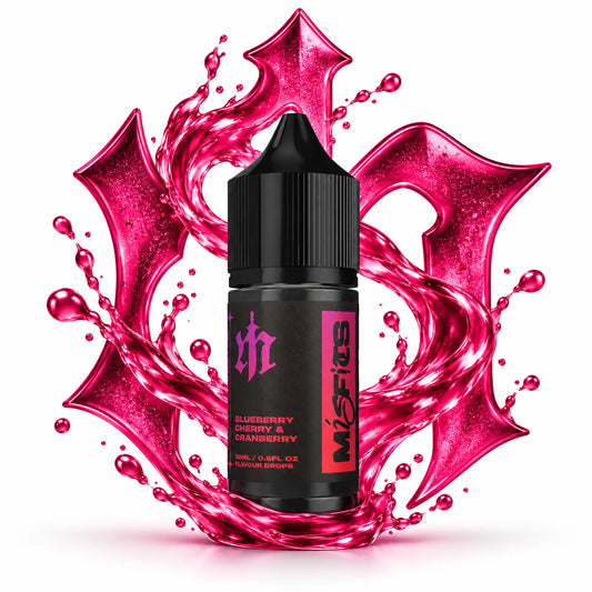 Misfits Blueberry Cherry Cranberry Longfill Nic Salt Combo