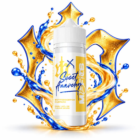 Misfits X Sweet Anarchy Butterscotch Custard 120ml longfill aroma bottle