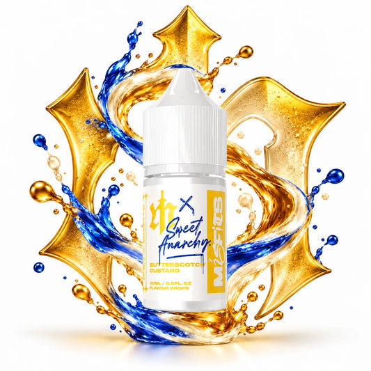 Misfits Butterscotch Custard Longfill Nic Salt Combo