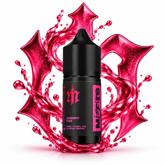 Misfits Cherry Fizz Longfill Nic Salt Combo