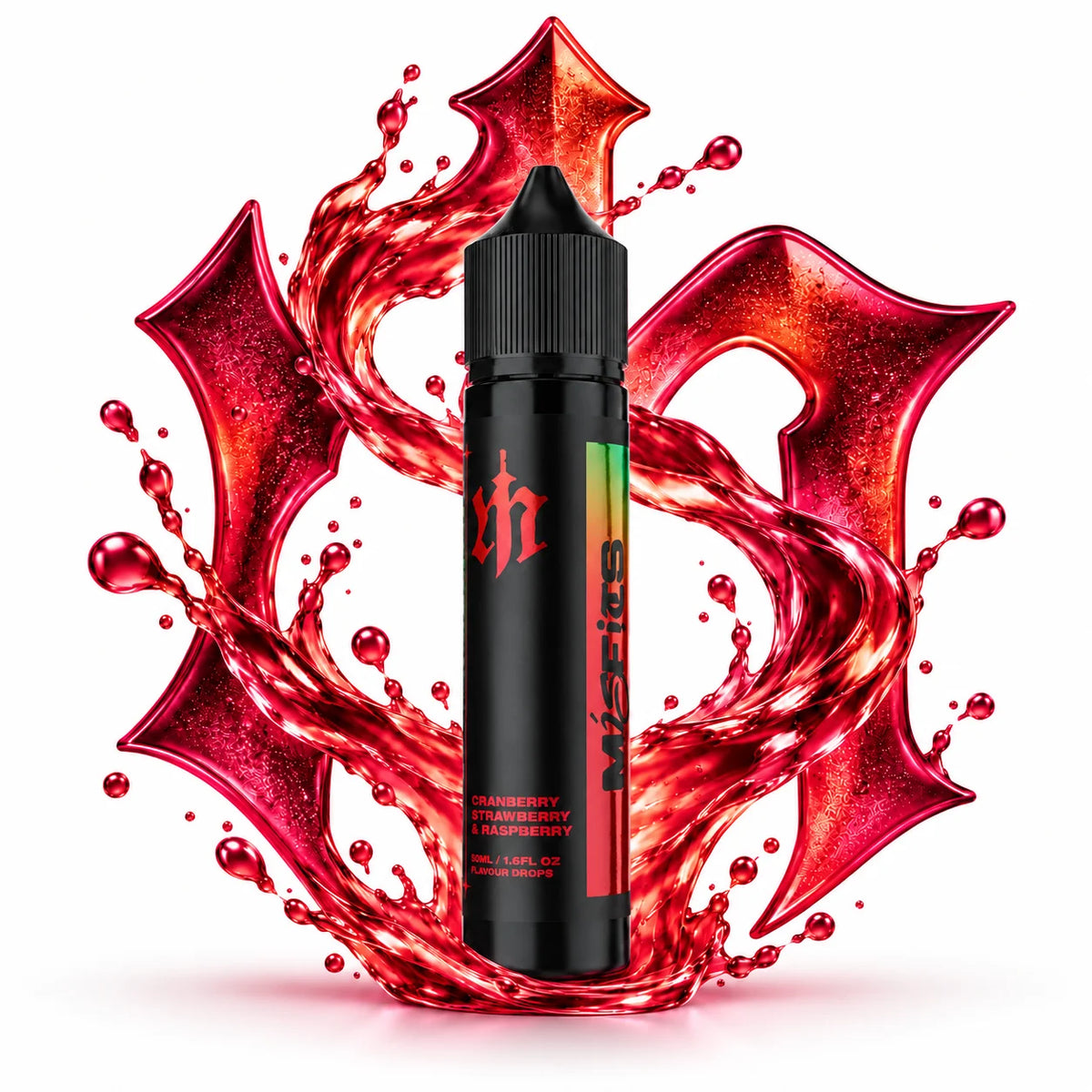 Misfits Cranberry Strawberry Raspberry 60ml Longfill Nic Salt Combo
