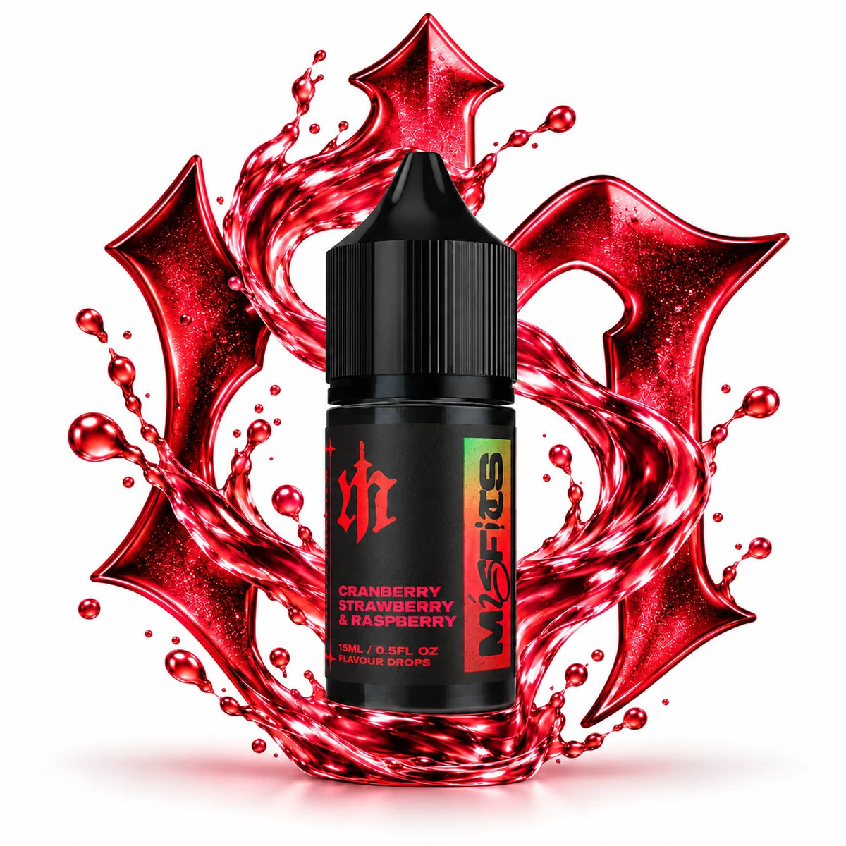 Misfits Cranberry Strawberry Raspberry Longfill Nic Salt Combo