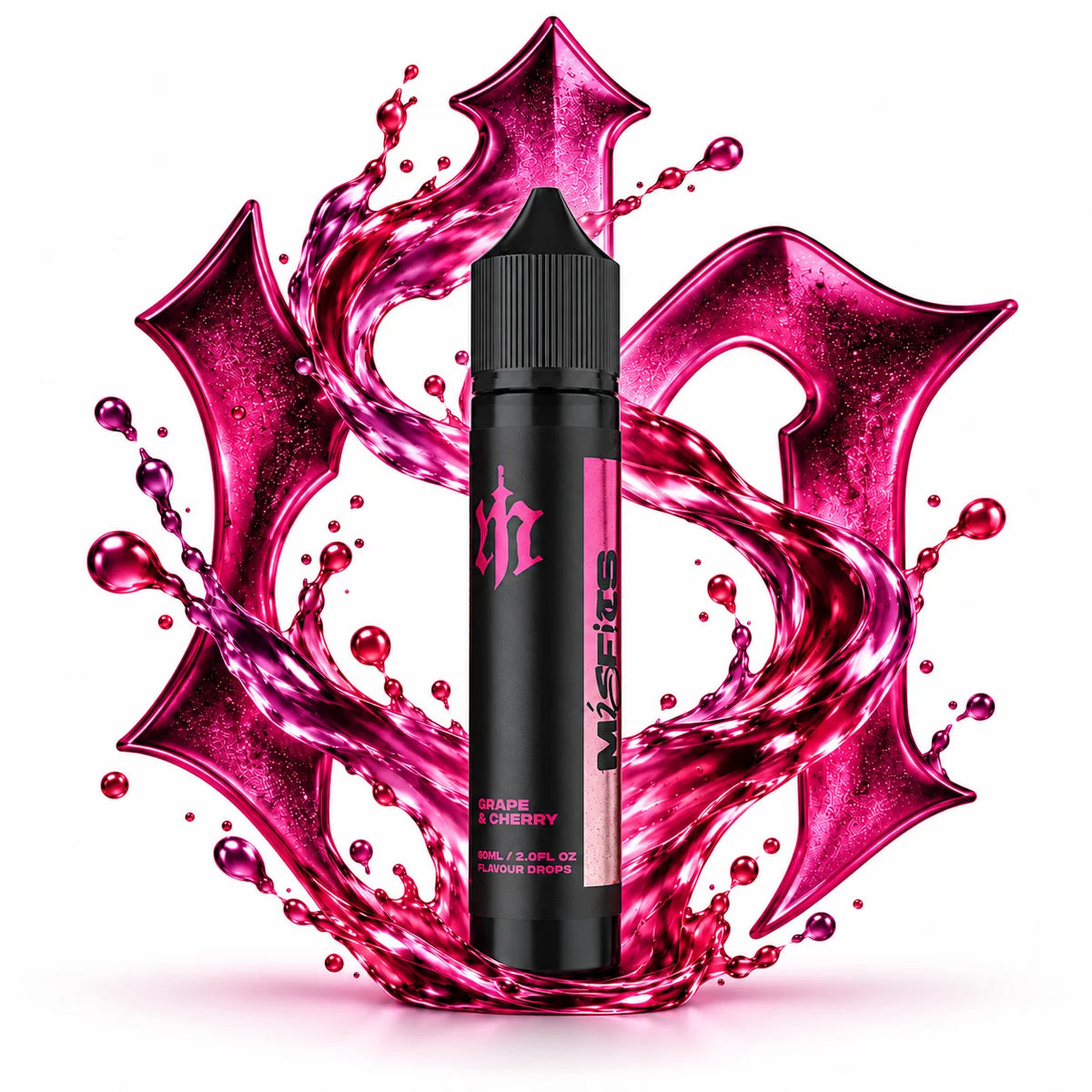 Misfits Grape Cherry 60ml Longfill Nic Salt Combo