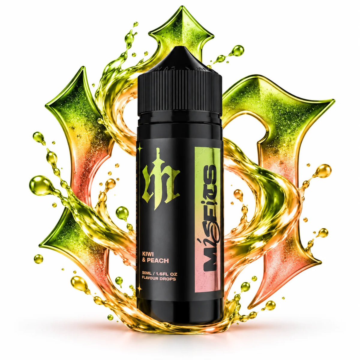 Misfits Kiwi Peach 120ml longfill aroma bottle