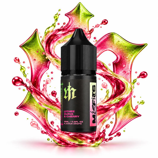 Misfits Lychee Guava Cherry Longfill Nic Salt Combo