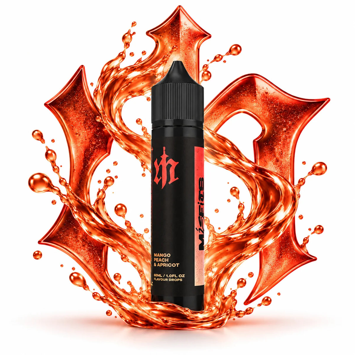 Misfits Mango Peach Apricot 60ml Longfill Nic Salt Combo