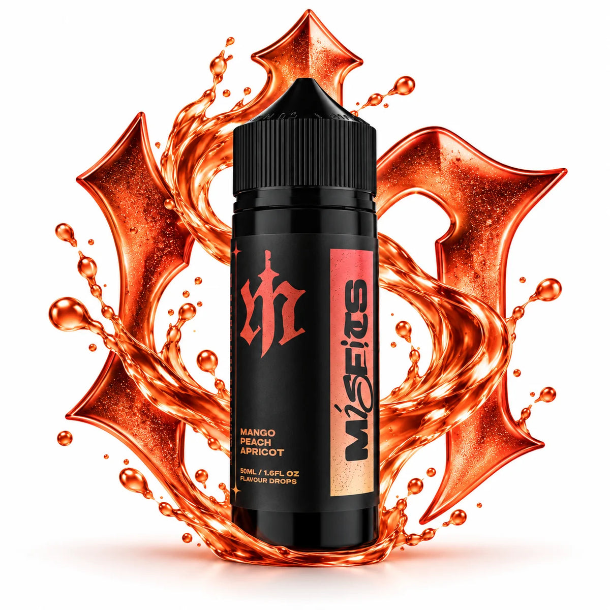 Misfits Mango Peach & Apricot 120ml longfill aroma bottle