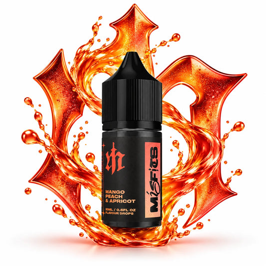Misfits Mango Peach Apricot Longfill Nic Salt Combo