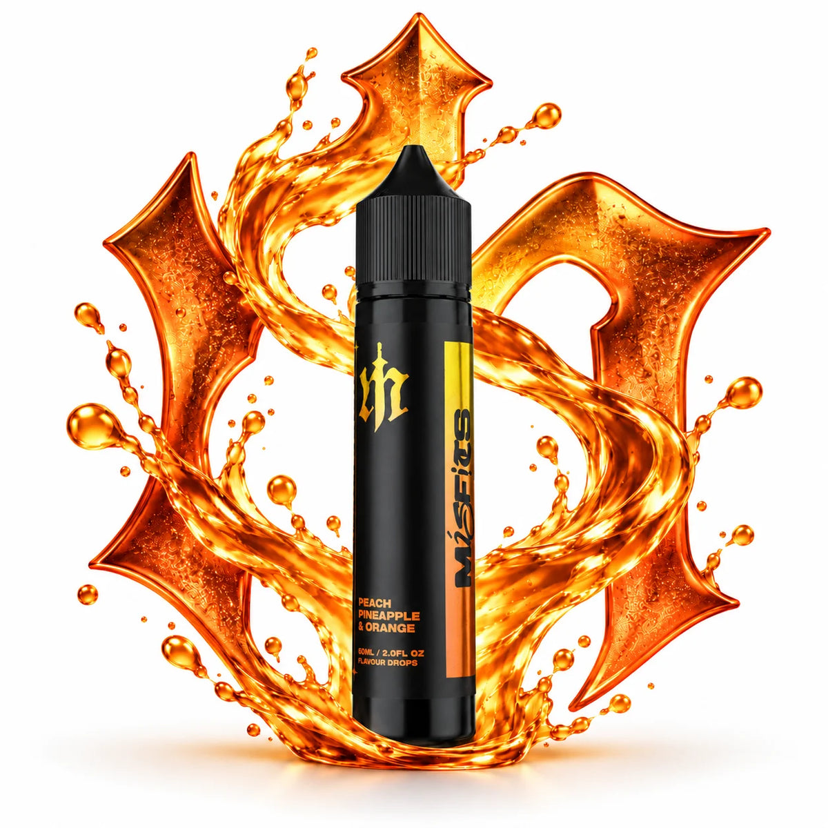 Misfits Peach Pineapple Orange 60ml Longfill Nic Salt Combo