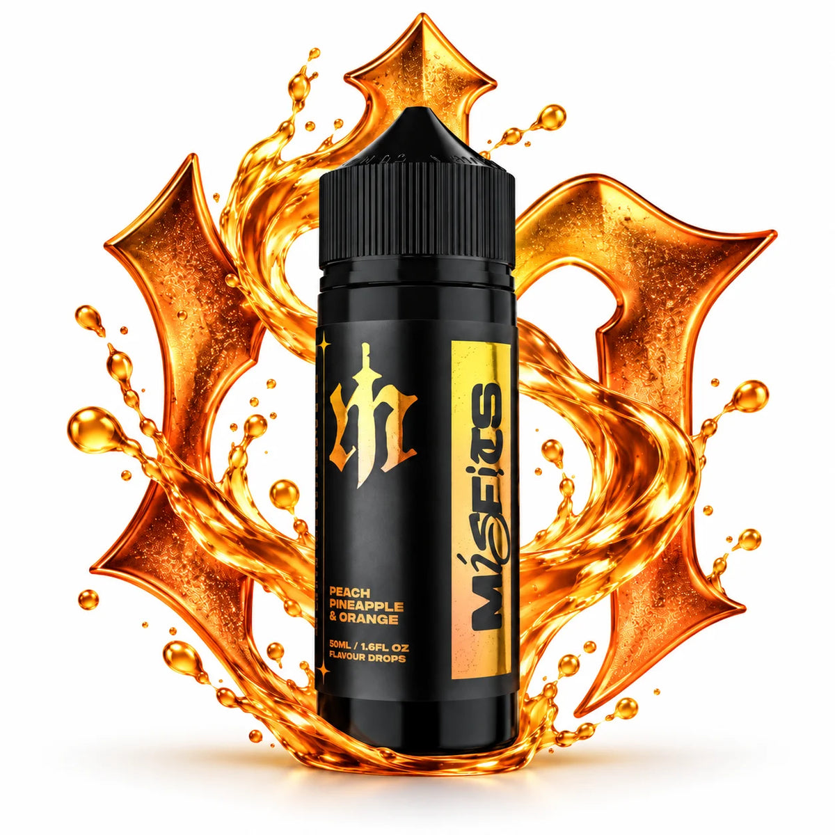 Misfits Peach Pineapple & Orange 120ml longfill aroma bottle
