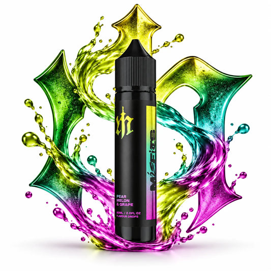 Misfits Pear Melon Grape 60ml Longfill Nic Salt Combo