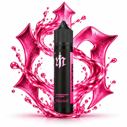 Misfits Strawberry Lychee 60ml Longfill Nic Salt Combo