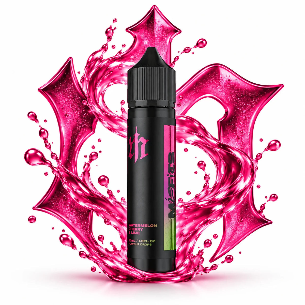 Misfits Watermelon Cherry Lime 60ml Longfill Nic Salt Combo