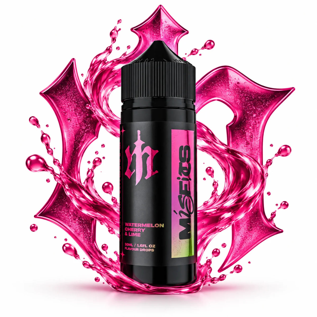 Misfits Watermelon Cherry Lime 120ml longfill aroma bottle
