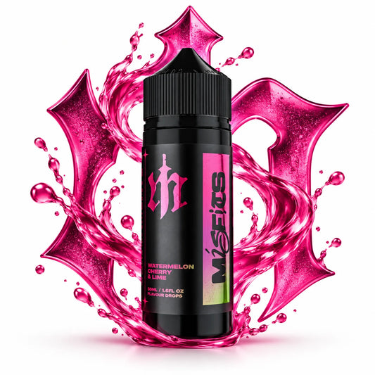 Misfits Watermelon Cherry Lime 120ml longfill aroma bottle