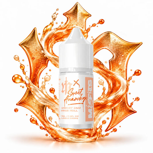 Misfits x Sweet Anarchy Apricot Jam Swiss Roll Longfill Nic Salt Combo