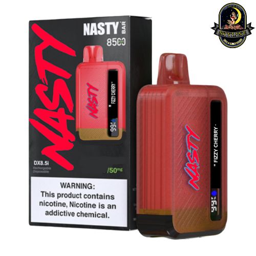 Nasty Bar Fizzy Cherry 8500 Puff Disposable Vape