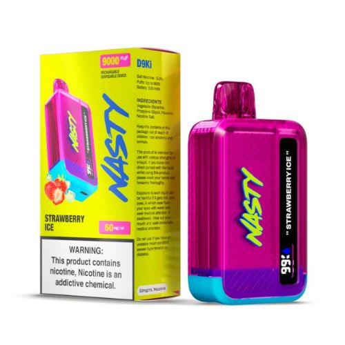 Nasty Bar Strawberry Ice 9000 Puff Disposable Vape | Skyline Vape Shop ...