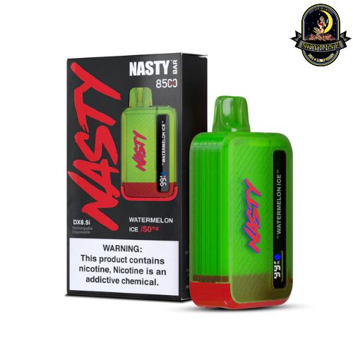 Nasty Bar Watermelon Ice 8500 Puff Disposable Vape