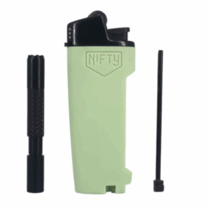 Nifty 2-In-1 Refillable Lighter + One Hitter Pipe | Skyline Smoke Shop