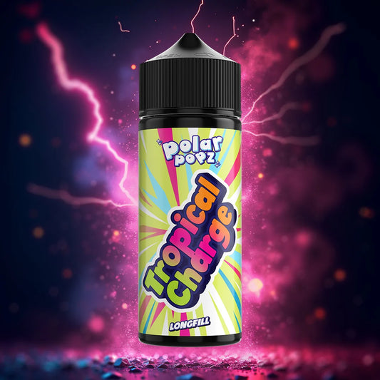 Polar Popz Tropical Charge Longfill E-Liquid bottle - 120ml DIY kit by Vapology